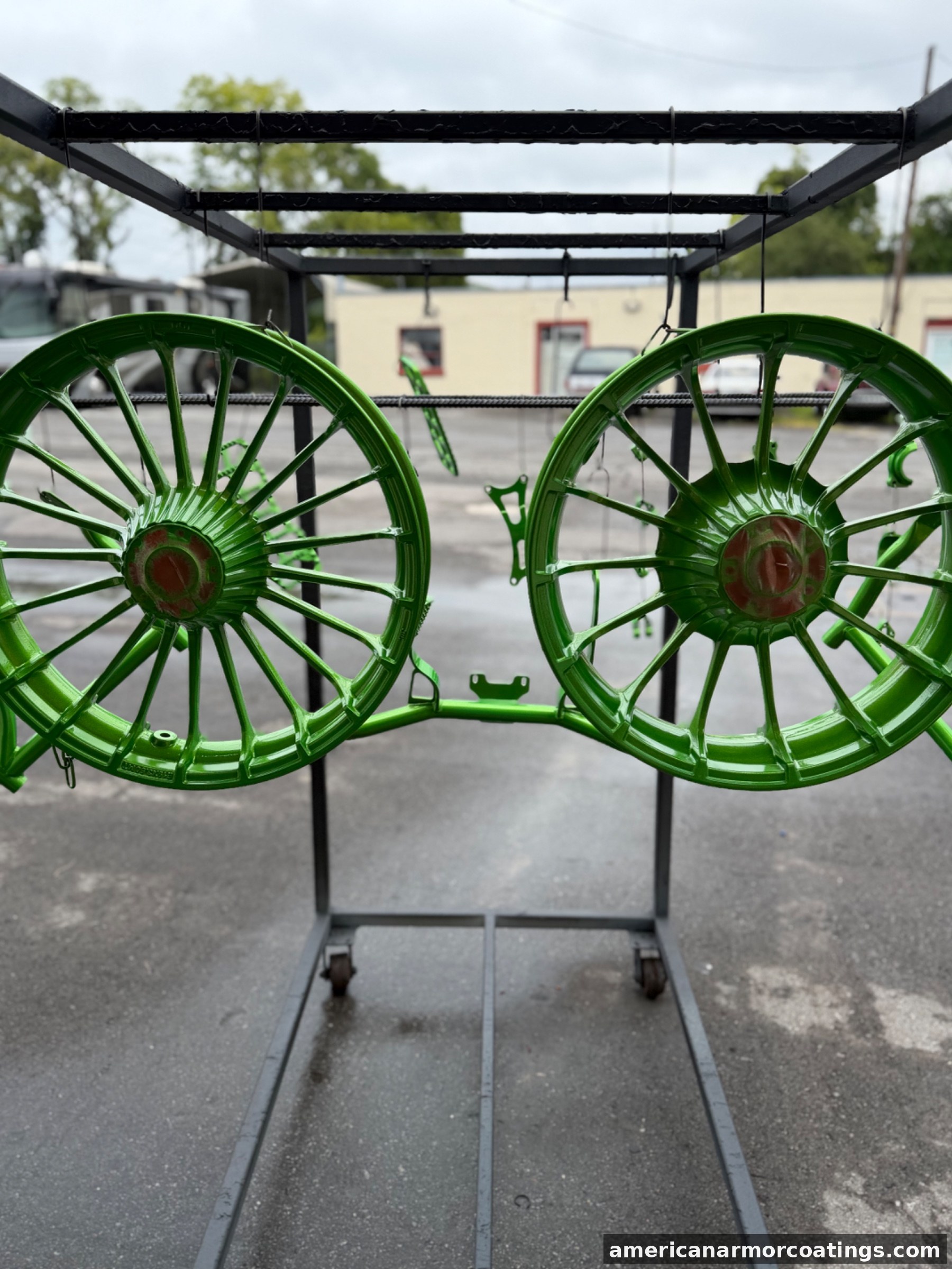 Motorcycle Powder Coating